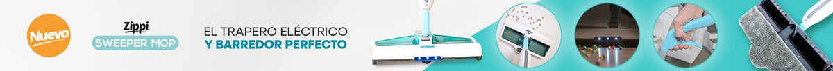 Zippi Sweeper Mop - Barredora eléctrica y trapeador