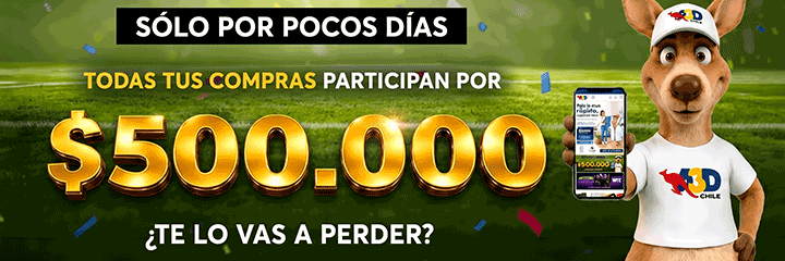 Todas tus compras participan por $1.200.000