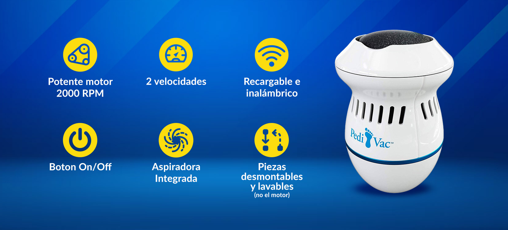 Imagen que muestra los accesorios de la depiladora Bye Bye IPL