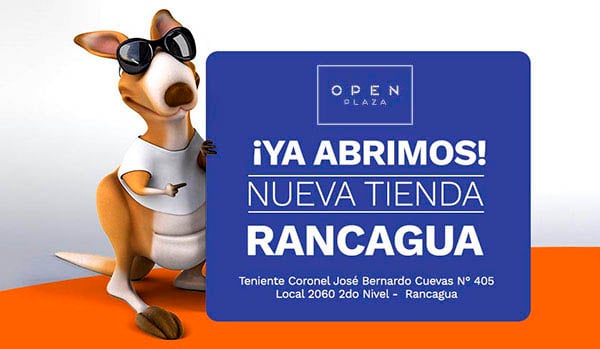 Nueva tienda A3D - Open Rancagua